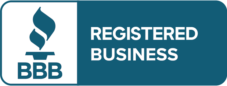 Pcnaid BBB Better Business Bureau Registered Business Horizontal logo